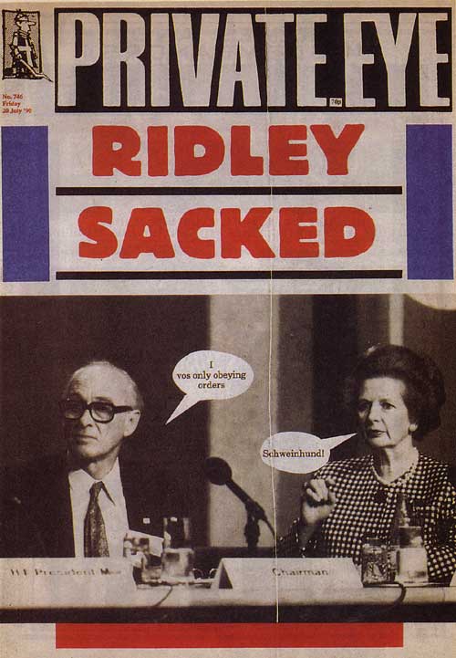 Nicholas Ridley Margaret Thatcher